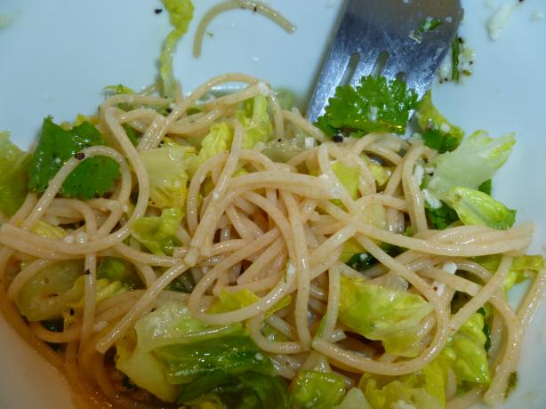 Lemon Spaghetti. Photo by Ambervim