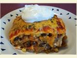 Beefy Layered Burrito Casserole