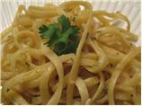 Lemon Tossed Linguine. Photo by Annisette