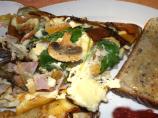 Crustless Stir-Fry Quiche, or Scrambled Omelette. Photo by Bergy