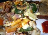Crustless Stir-Fry Quiche, or Scrambled Omelette. Photo by Bergy