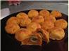 Baked Green Olives in Spicy Cheese Pastry. Recipe by Pellerin