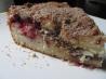 Buttery Raspberry Streusel-Filled Coffee Cake. Recipe by Kittencalskitchen