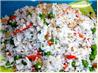Coconut Rice Erupting With Spices, Nuts & Peas
