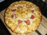 Strawberry Rhubarb Pie. Photo by Babychops