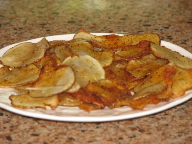 Oven-Fried Potato Chips With Thyme. Photo by Jenny Frenny