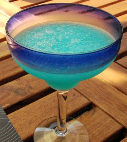 Ultimate Blue Frozen Margarita. Photo by Boomette
