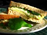 Egg Salad Sandwich With Avocado and Watercress