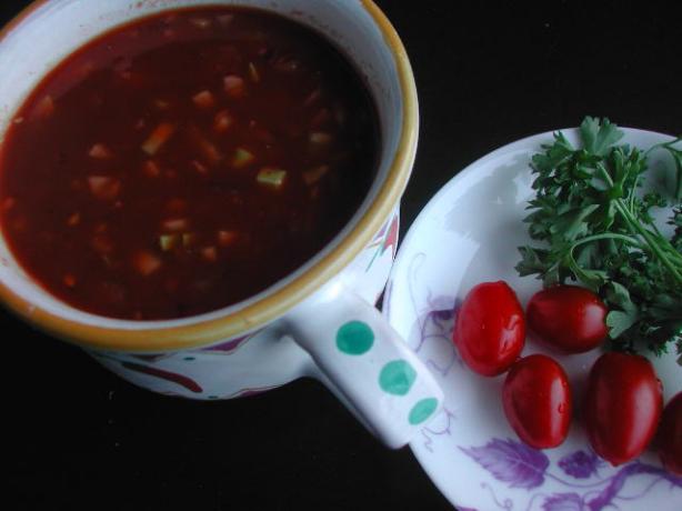 Gazpacho. Photo by Kumquat the Cat's friend