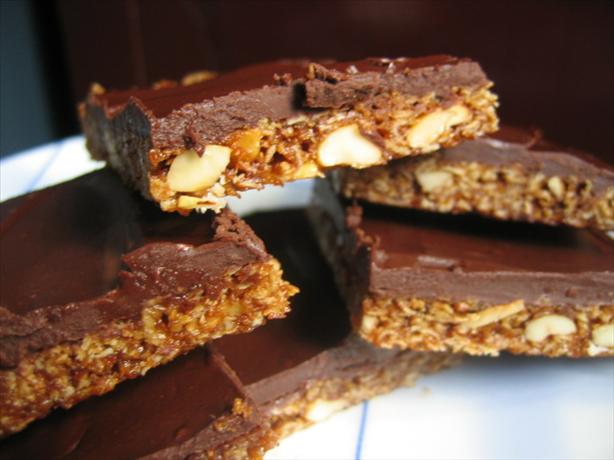 Chocolate Peanut Chewy Bars. Photo by fawn512