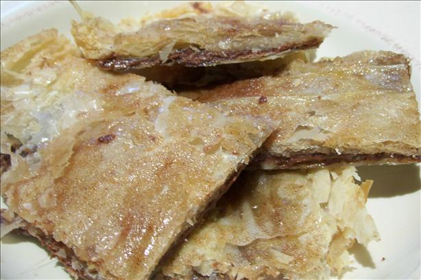 Chocolate Hazelnut Phyllo Dessert Fit for Queens. Photo by Chef Mommie