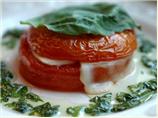 Tomato and Mozzarella Burger. Photo by Sackville