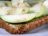 Peanuty Apple Toast