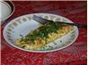 Shrimp and Spinach Omelet