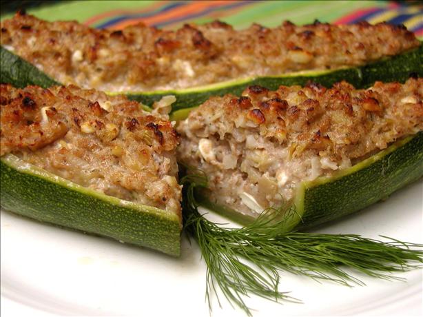 Stuffed Zucchini With Walnuts and Feta. Photo by GaylaJ