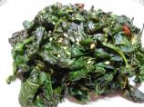 Quick Kale Saute. Photo by Wish I Could Cook
