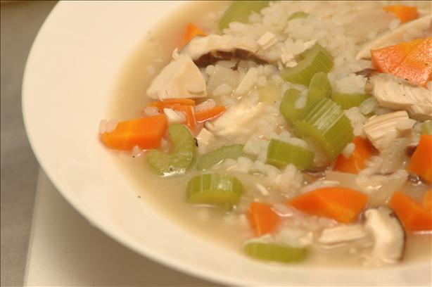 Chicken and Rice Soup. Photo by Ingy
