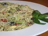 Cheese Tortellini Pesto Pasta Salad. Photo by HeidiSue