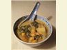 Garlic, Chickpea and Spinach Soup