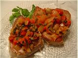 Tuna With Tomato Caper Basil Sauce