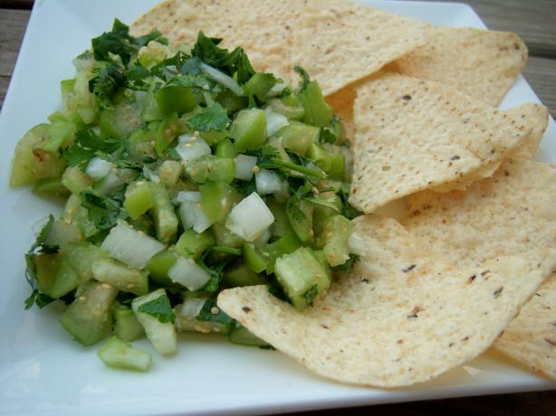 Tomatillo Salsa Fresca. Photo by *Parsley*
