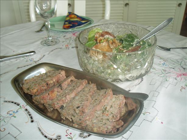 Spinach Meatloaf. Photo by bluemoon downunder