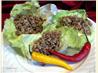 Pork in Lettuce Leaf Cups
