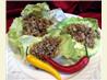 Pork in Lettuce Leaf Cups. Recipe by Lene