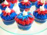 Patriotic 4th of July Cupcakes
