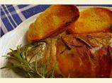 Bacon-Wrapped Sea Bass