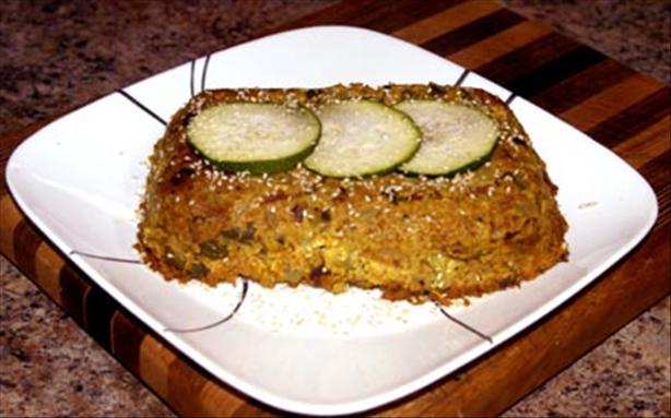 Hazelnut and Courgette (Zucchini) Bake. Photo by Chef Joey Z.
