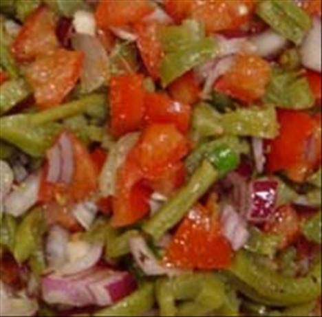 Cactus Paddle Salad/Relish or Ensalada de Nopalitos. Photo by Sackville