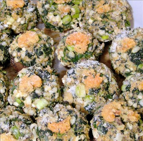 Stuffed Mushroom Caps. Photo by Mama's Kitchen (Hope)