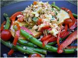 Mediterranean Tuna Salad on Grilled Tomato Herb Bread
