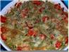 Green Bean Gratinate With Cherry Tomatoes, Mozzarella and Basil. Recipe by Mimi Bobeck