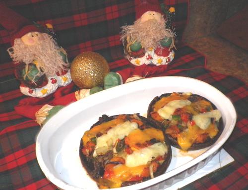 Brunch: Portabella Stuffed Mushrooms. Photo by Bergy