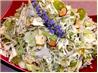 Coleslaw With Grapes, Crunchy Apple Chips and Almonds