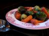 Roasted Carrots and Brussels Sprouts