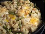 Creamy Potatoes With Green Beans & Eggs