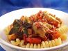 Penne With Grilled Chicken and Eggplant. Recipe by KelBel