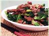 Stir-Fried Beef, Broccoli and Pecans in Garlic Sauce