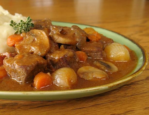 Crock Pot Beef Bourguignon. Photo by Calee