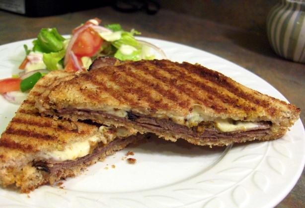 Beef Pesto Panini. Photo by Derf