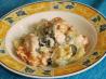 Tortellini With Garlic Cream Sauce