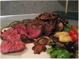 Perfect Tenderloin Steak / Filets With Mushrooms. Photo by Pellerin