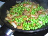 Peas, Onions & Mushrooms