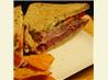Ham on Rye Deli-Style Sandwich