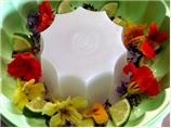 Frozen Flower Bowls With Fruits