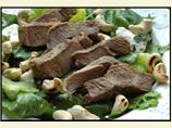 Middle Eastern Lamb Salad With Spinach & Feta (Low Carb)