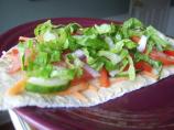 Hummus and Veggie Wrap